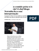 Gastronomia - Terá Jesus Comido Peixe N'"a Última Ceia" - O "Chef" Diogo Noronha Fez A Sua Interpretação - PÚBLICO PDF