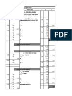 Take Off Sheet Service Quarter: T Description T A. Substructure 1. Excavation & Earth Work