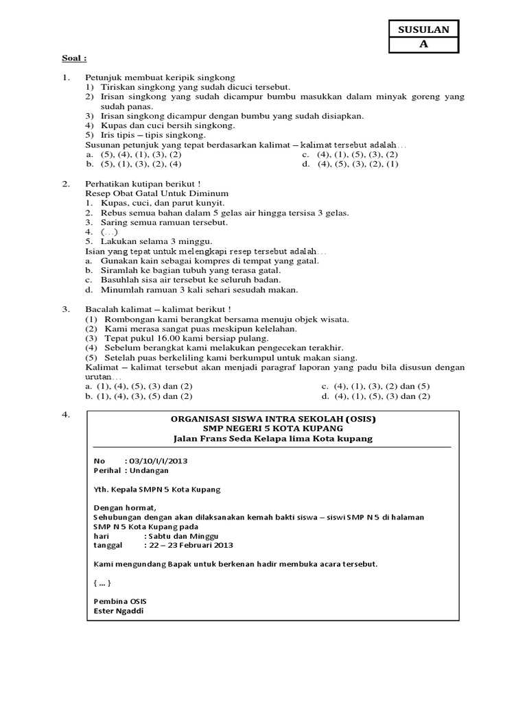 Paket A | PDF | Seni & Disiplin Bahasa | Kajian Bahasa Asing