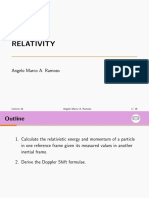 Relativity: Angelo Marco A. Ramoso