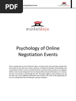 Psychology of Online Negotiation Events