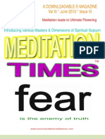 Meditation Times June 2010