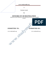ECE Sensors On 3d Digitization Report PDF