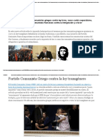 Izquierda Heteropatriarcal_ Comunistas Griegos Contra Ley Trans, Rusos Contra Separatismo, Che Guevara Racista y Los Comunistas Franceses Contra La Inmigración y a Favor Del Colonialismo _ Experimento Asch Occidental