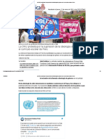 La ONU Protesta Por La Supresión de La Ideología de Género en El Currículo Escolar de Perú