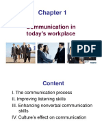 Communication in Today's Workplace