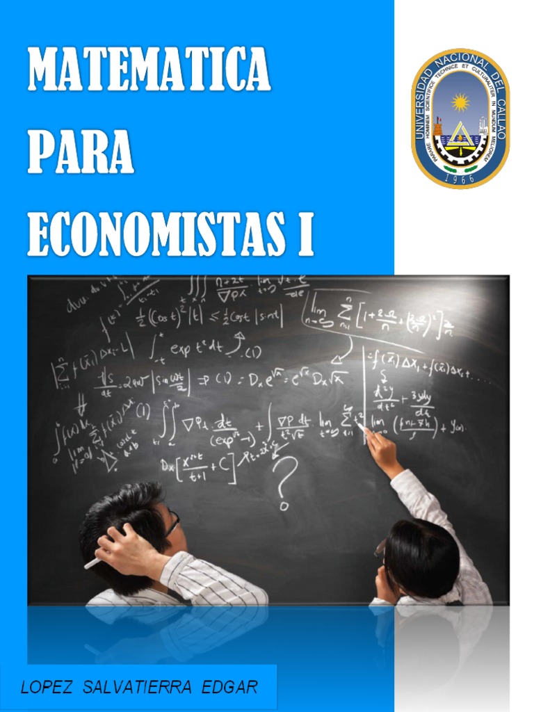 Matemáticas para Economistas I | PDF | Función continua | Límite ...