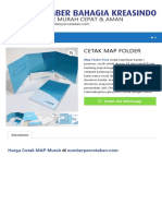 Daftar Harga Cetak MAP Folder