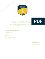 Assignment of Plant Pathology Topic: Biological Control of Pathogen