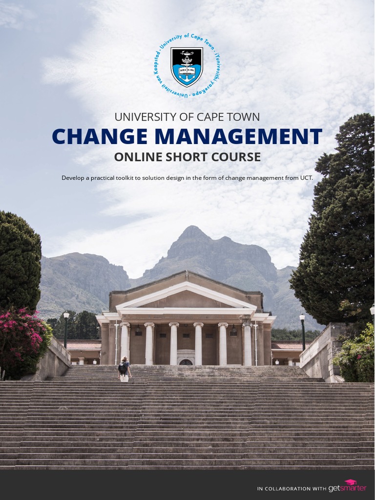 Uct Change Management Online Short Course Information Pack PDF