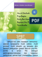 Sistem Penanggulangan Bencana Terpadu (SPGDT)