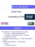 Rotation of Cold Atoms: Chris Foot