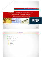 ME141203 Engineering Drawing & CAD: Chapter 02 Line, Tools and Software