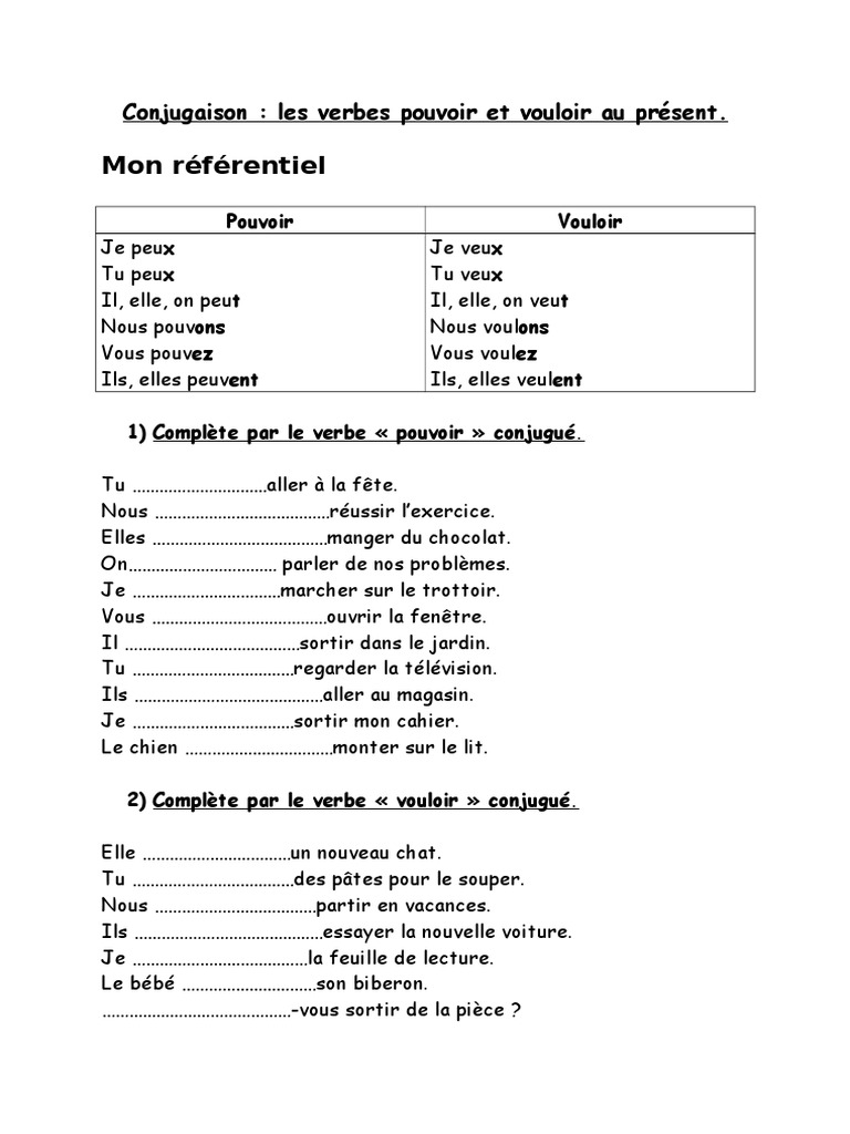 Conjugaison Du Verbe Manger Au Passé Simple 27 03 09fiche Conjugaison | PDF