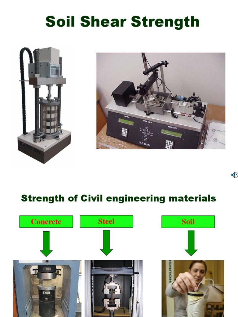 Shear Strength of Soil: Tests & Factors | PDF | Strength Of Materials ...