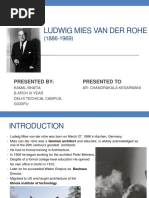 LUDWIG Mies Van Der Rohe