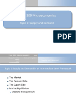 Topic 1 - Supply and Demand