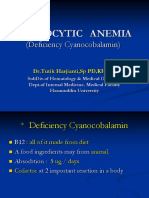 Anemia Makrositik (Defisiensi Cyanocobalamin) (English)