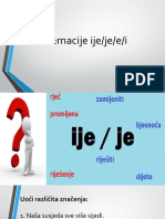 Alternacije Ije Je e I