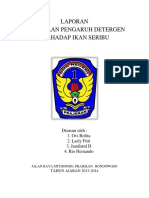 Laporan Hasil Praktikum Ikan Seribu