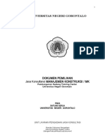 Dokumen Seleksi Manajemen Konstruksi Pembangunan Gedung Training Center
