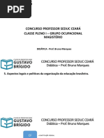 5. Aspectos legais e políticos da organização da educação brasileira.