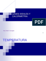 Temperatura y Gases Ideales