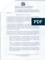 EL ABORTO CODIGO PENAL-Informe Sobre El Rechazo de Las Observacion Del Presidente