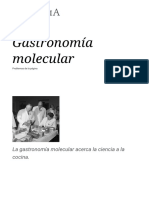Gastronomía Molecular - Wikipedia, La Enciclopedia Libre