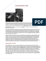 Designing Conduit Runs EIA - TIA 569 vs. NEC