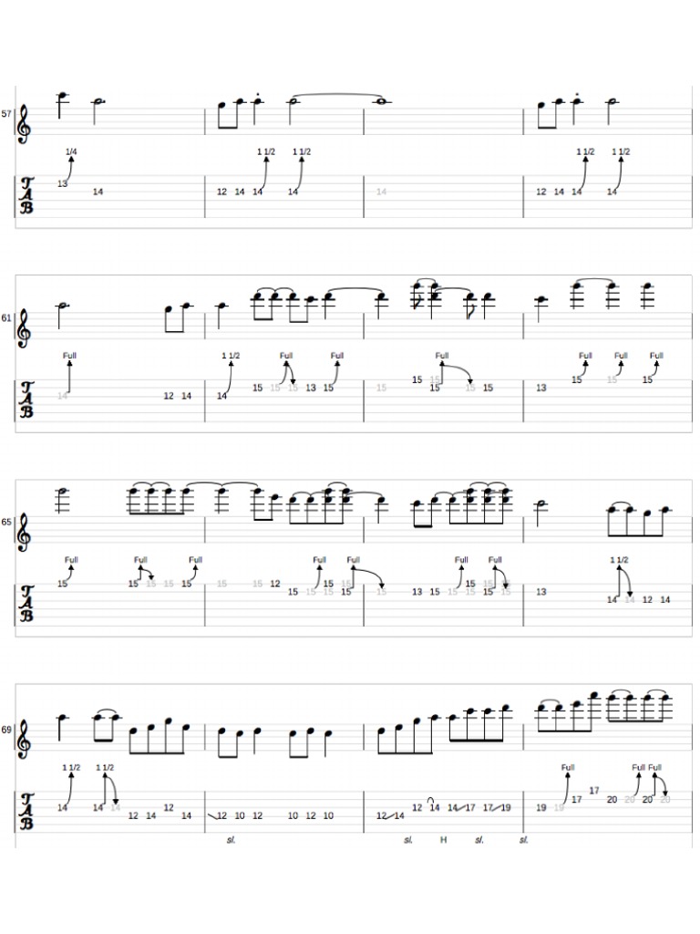 Lead Guitar Chords
