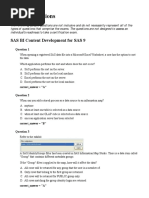 Sample Questions Bi Content Dev