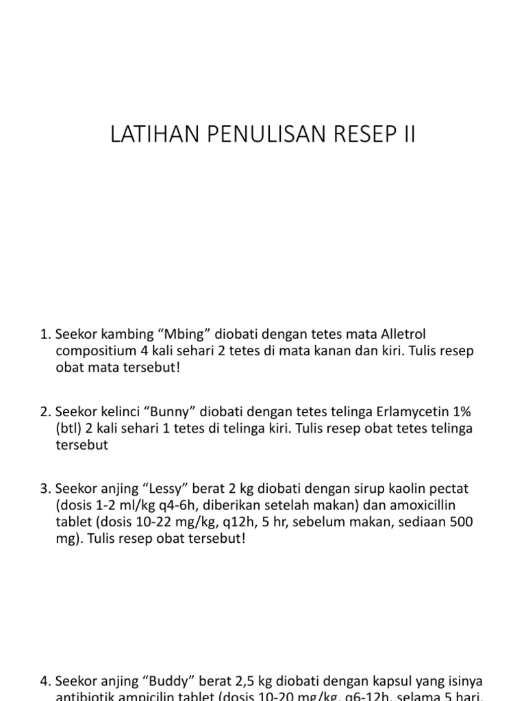Cara Penulisan Resep Obat Tetes Mata Cara Penulisan Resep Obat Tetes Mata