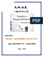 Emprendimiento y Gestion 1ero Ciencias B