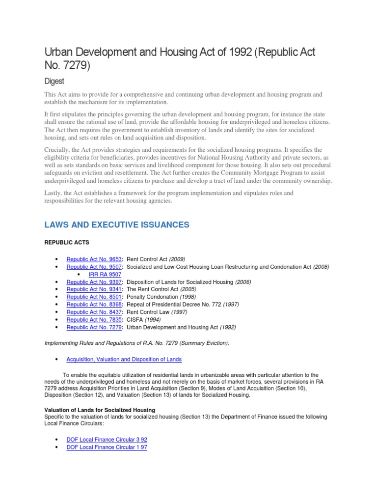 Urban Development and Housing Act Bribery Public Housing