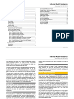 Internal Audit Guidance Example