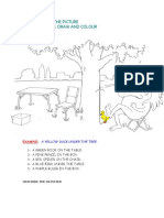 Ii-Look at The Picture A - Read, Draw and Colour