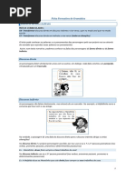 Discurso Direto e Indireto