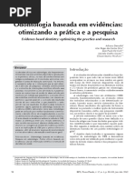Odontologia Baseada Em Evidencias