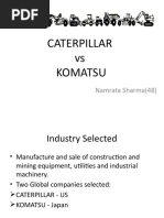 Caterpillar Vs Komatsu: Namrata Sharma