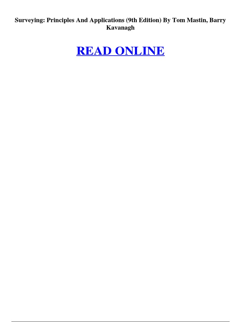 SURVEYING PRINCIPLES AND APPLICATIONS 9TH EDITION ANSWERS visual data 5