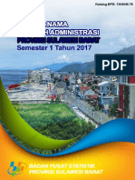 Daftar Nama Wilayah Administrasi Provinsi Sulawesi Barat Semester I 2017 PDF