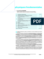 Techniques de L'ingenieur - Constantes Physiques Fondamentales PDF