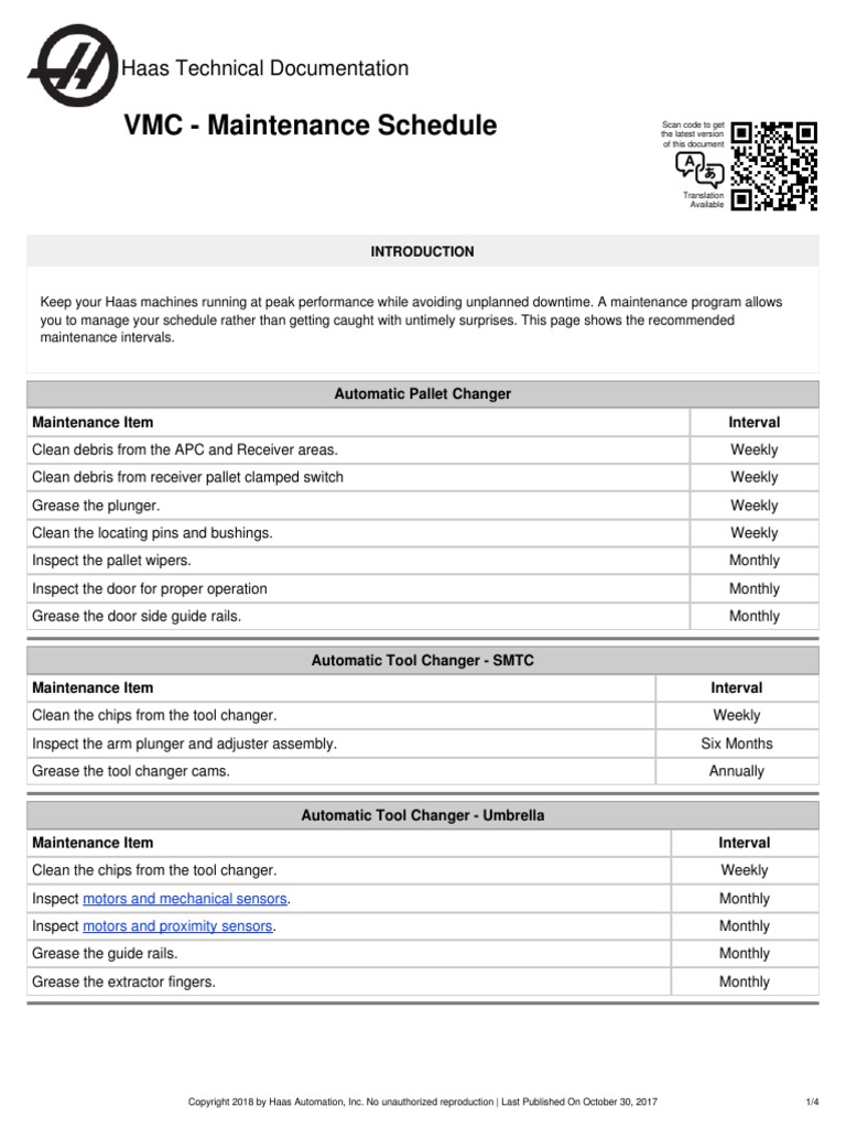 vmc-maintenance-schedule-pdf-numerical-control-mechanical