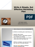 Write a Simple but Effective Marketing Plan 1204555145864566 2