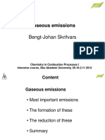 Gaseous Emissions FPK1 2012