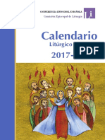 2017 2018 Calendario Liturgico PDF