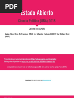 Unidad I - Estado Abierto (UBA, 2018)