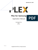 Plex For Samsung App Manual v2 002 PDF