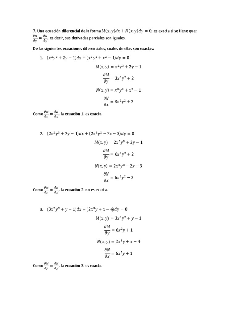 Ecuaciones Diferenciales Integral Ecuacion Diferencial Parcial